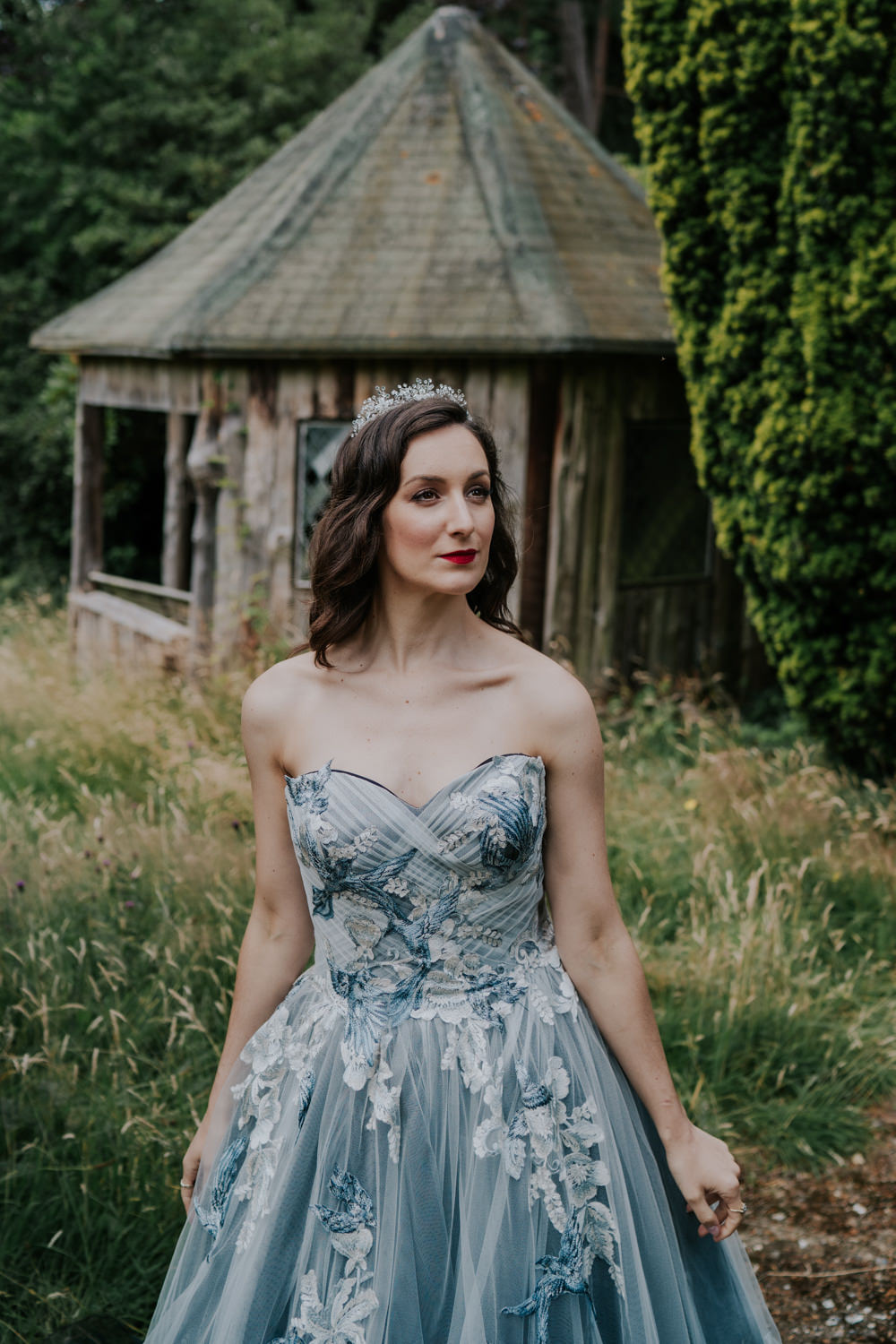 Bride Bridal Hair Make Up Crown Waves Snow White Wedding Inspiration Joasis Photography