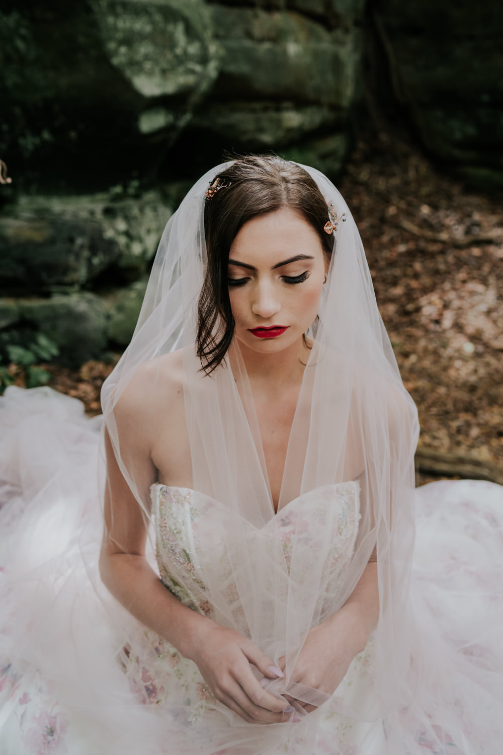 Bride Bridal Hair Make Up Veil Snow White Wedding Inspiration Joasis Photography