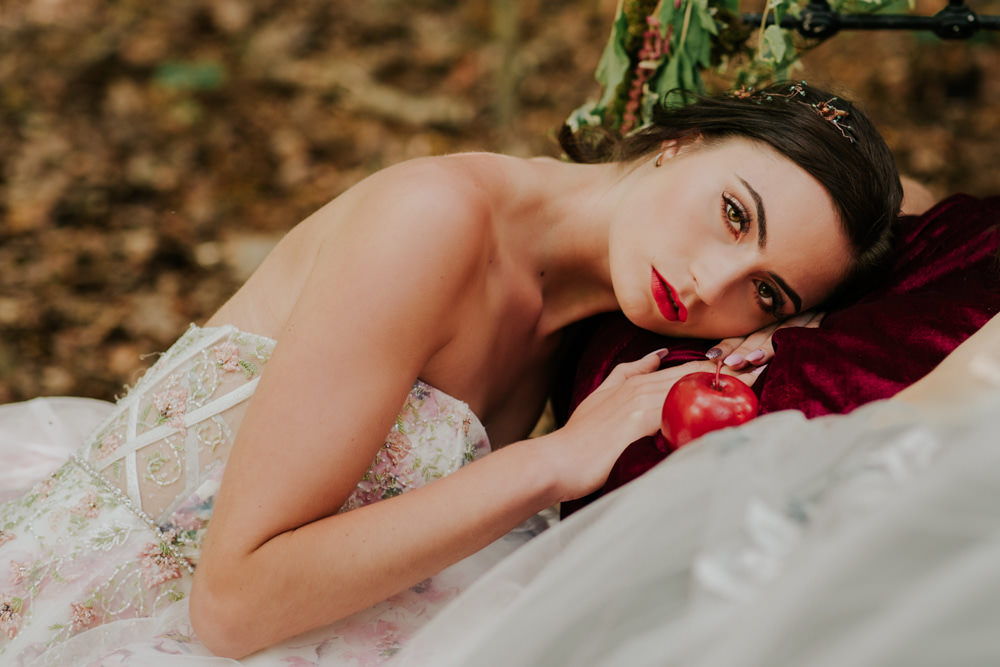 Bride Bridal Make Up Snow White Wedding Inspiration Joasis Photography