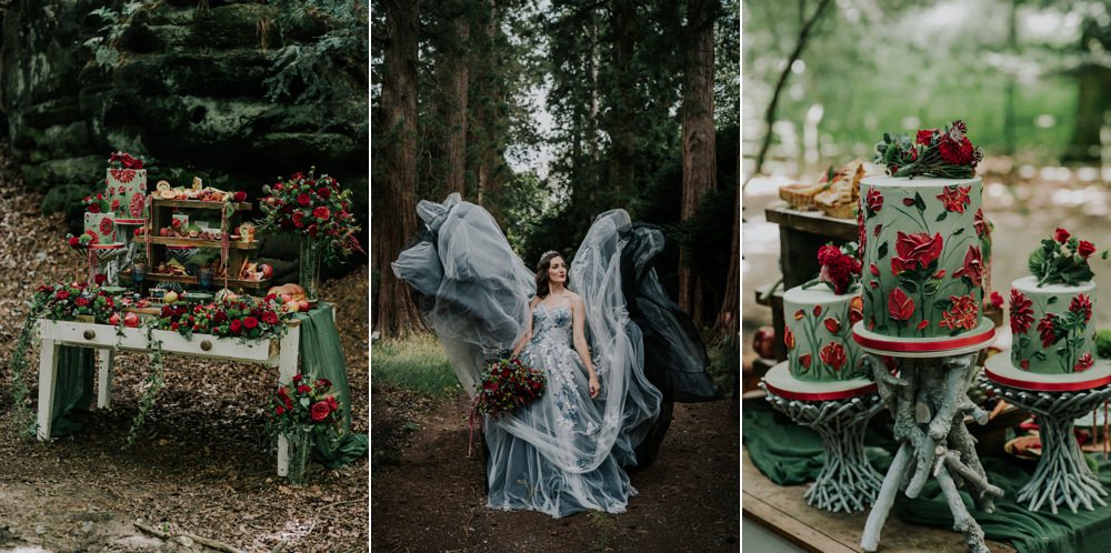 Snow White Wedding Inspiration Joasis Photography