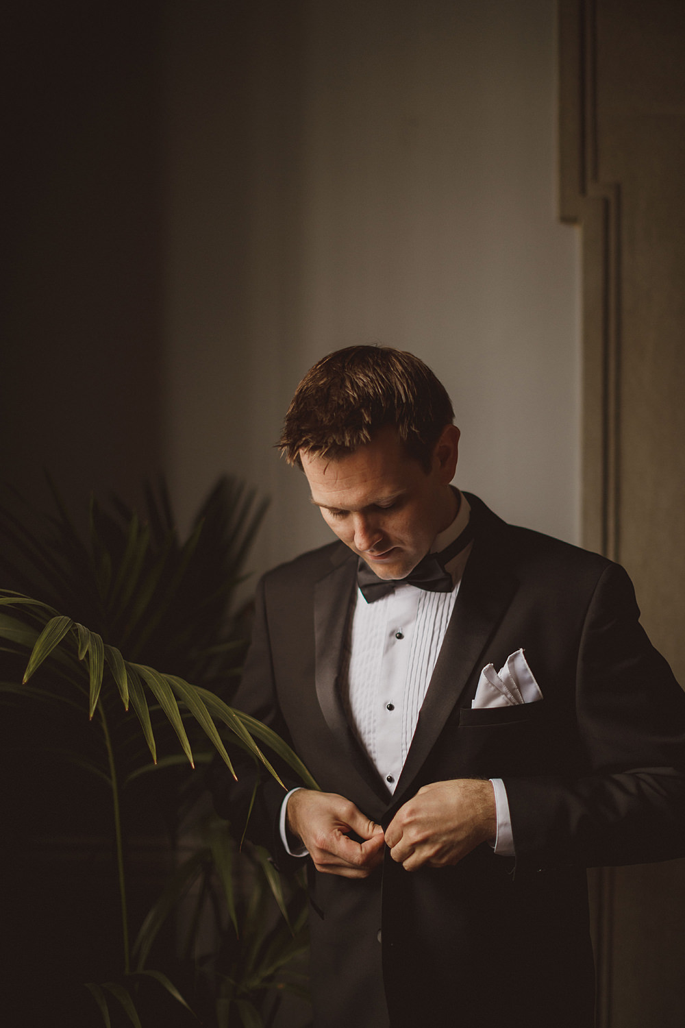 Groom Suit Black Bow Tie Tux Tuxedo Villa Gamberaia Wedding Ed Peers Photography