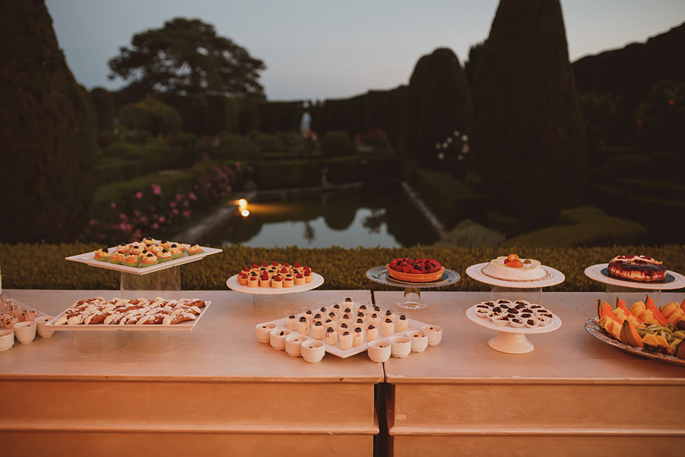 Dessert Table Cakes Villa Gamberaia Wedding Ed Peers Photography