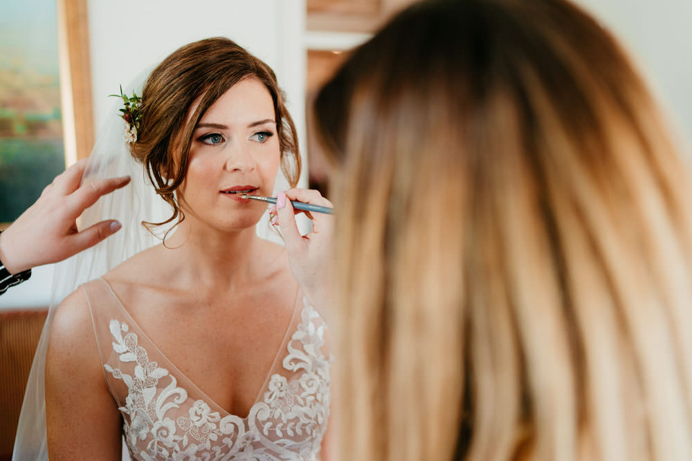 Bride Bridal Make Up Burgundy Barn Wedding Jarek Lepak