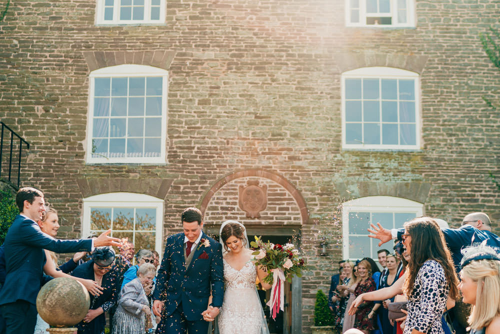 Confetti Burgundy Barn Wedding Jarek Lepak