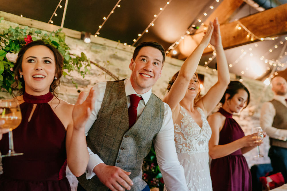 Burgundy Barn Wedding Jarek Lepak
