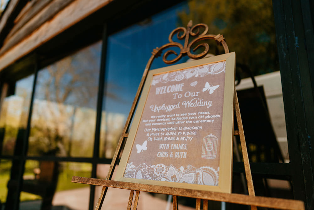 Sign Signs Signage Burgundy Barn Wedding Jarek Lepak