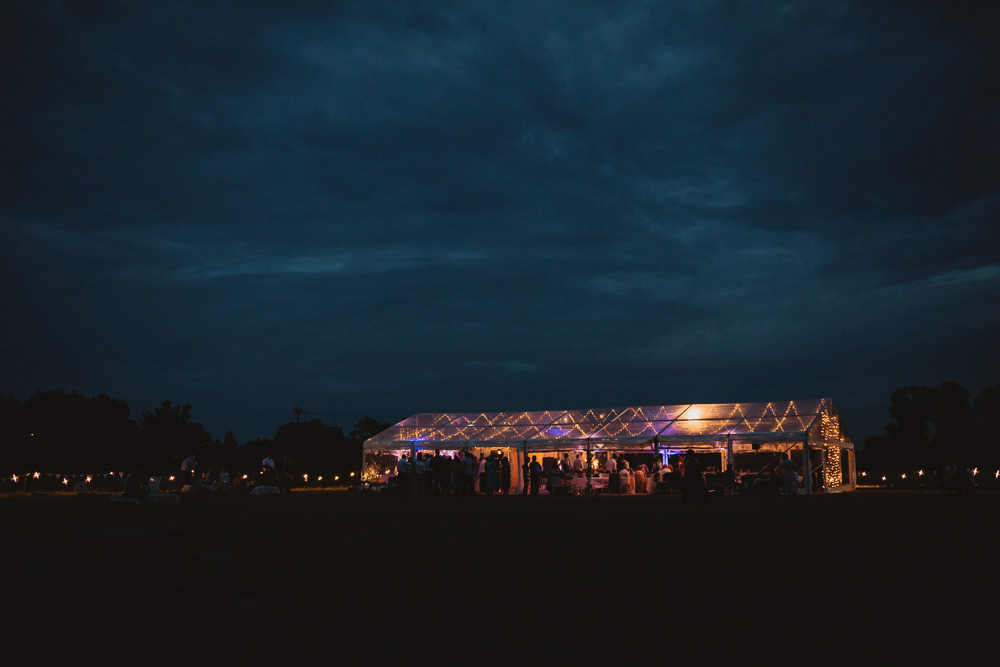 Lights Lighting Clear Marquee Wedding Sarah Brookes Photography