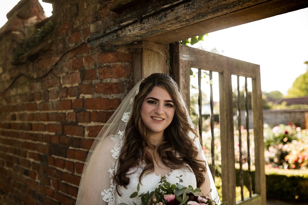 Bride Bridal Veil Lace Haughley Park Barn Wedding Him and Her Wedding Photography