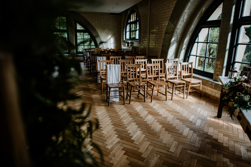 Pumping House Ceremony Indie Autumn Wedding Kazooieloki Photography
