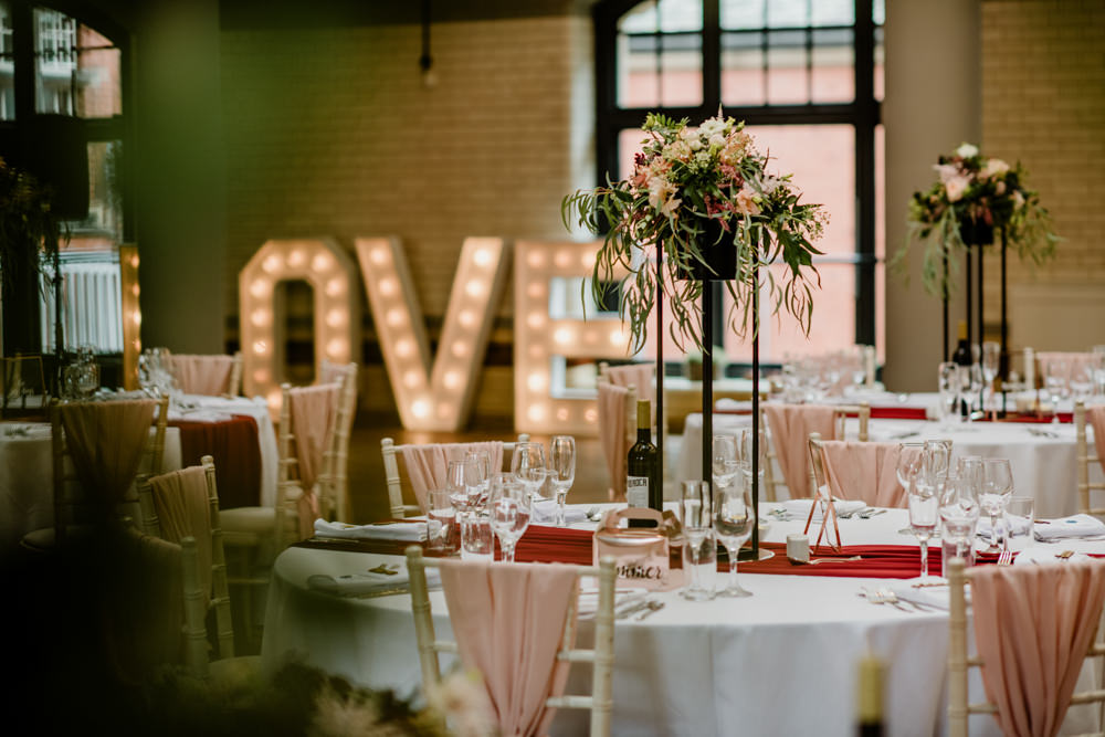 Tall Flower Arragements Centrepieces Indie Autumn Wedding Kazooieloki Photography