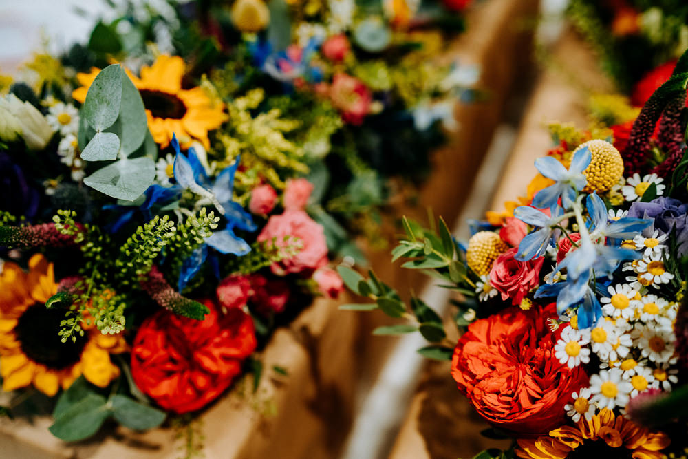 Bouquet Flowers Bride Bridal Colourful Wild Natural Individual Tipi Wedding Bridgwood Wedding Photography