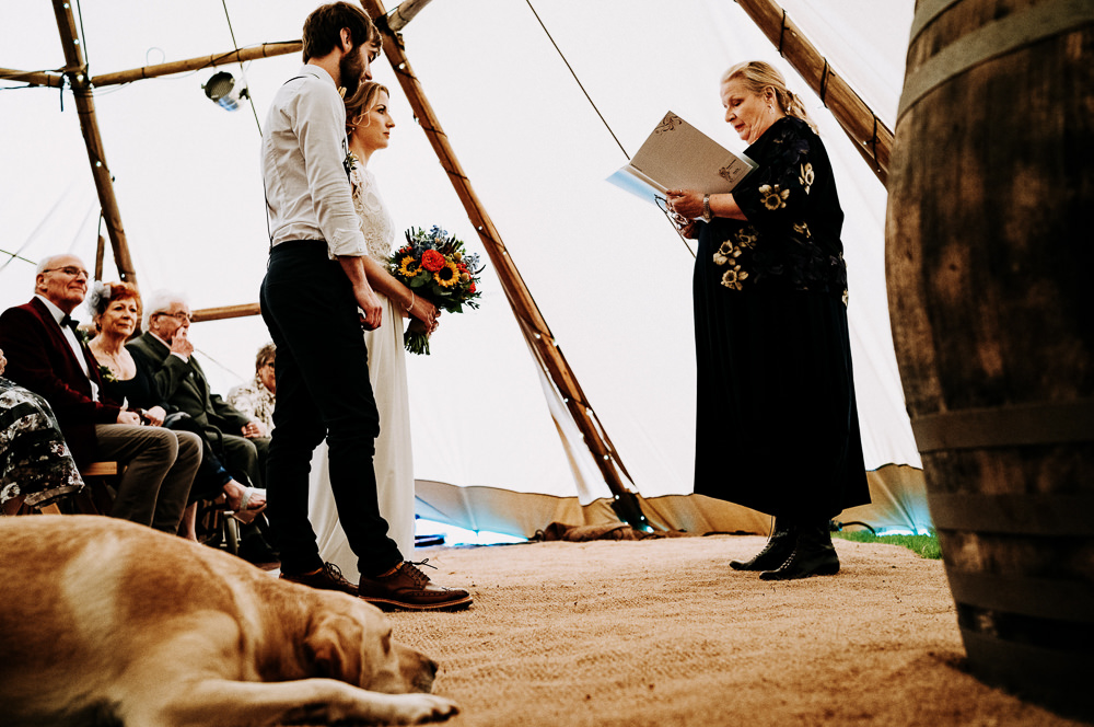 Individual Tipi Wedding Bridgwood Wedding Photography