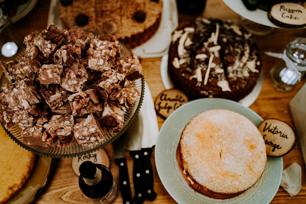 Cake Dessert Table Individual Tipi Wedding Bridgwood Wedding Photography