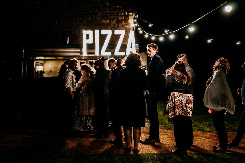 Food Truck Van Pizza Individual Tipi Wedding Bridgwood Wedding Photography