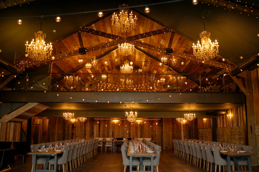 Chandeliers Fairy Lights Decor Lights Lighting Industrial Barn Wedding Toast Of Leeds