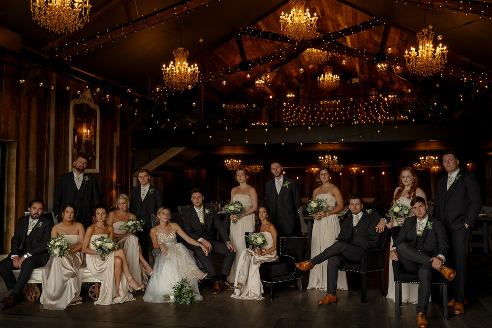 Industrial Barn Wedding Toast Of Leeds