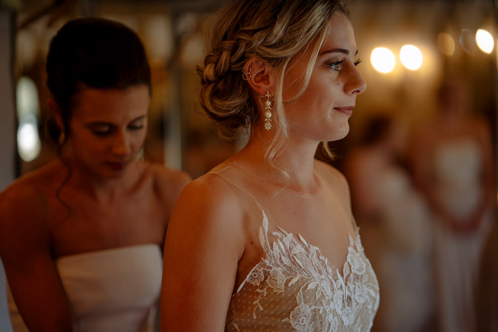 Bride Bridal Hair Style Up Do Veil Industrial Barn Wedding Toast Of Leeds