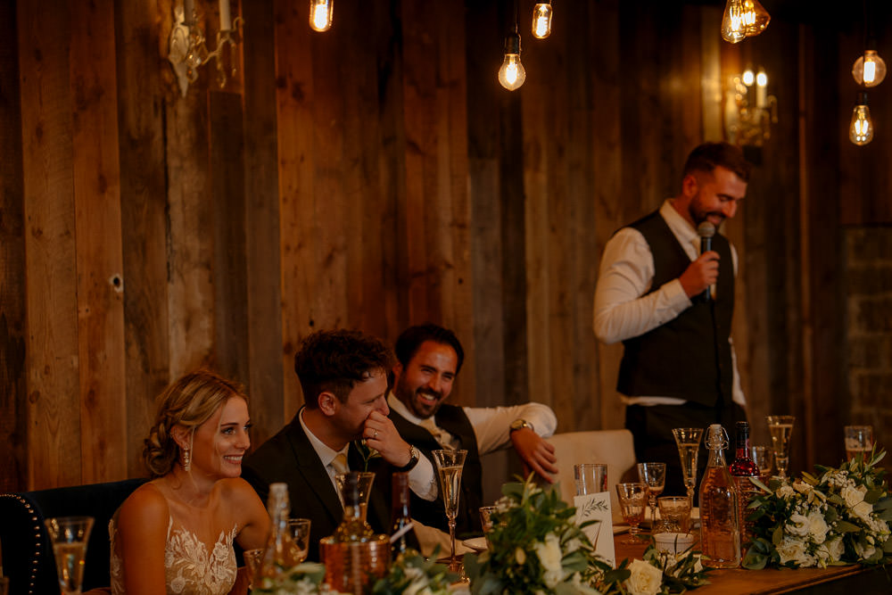 Industrial Barn Wedding Toast Of Leeds