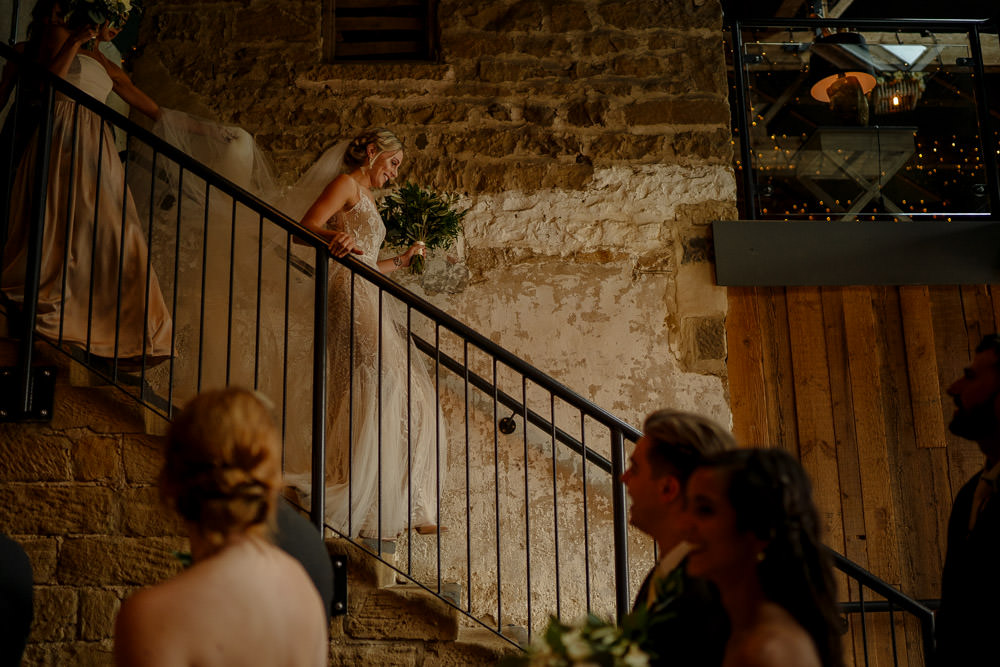 Industrial Barn Wedding Toast Of Leeds