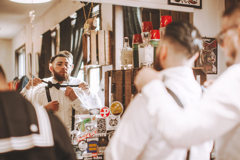 Industrial Distillery Wedding Nessa K Photography