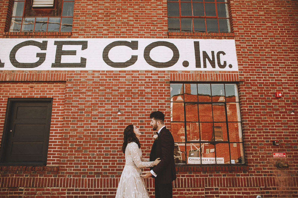 Industrial Distillery Wedding Nessa K Photography