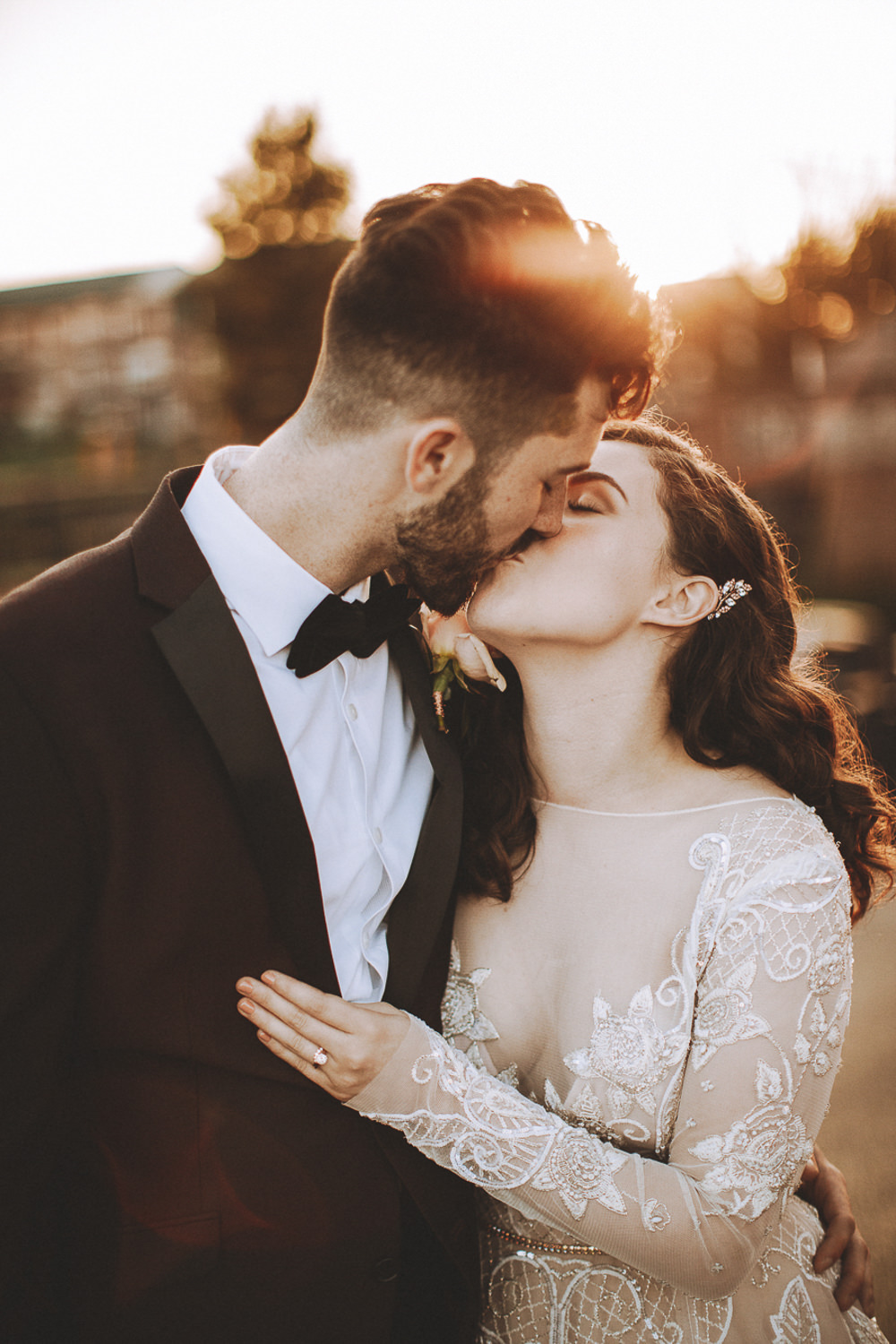 Industrial Distillery Wedding Nessa K Photography