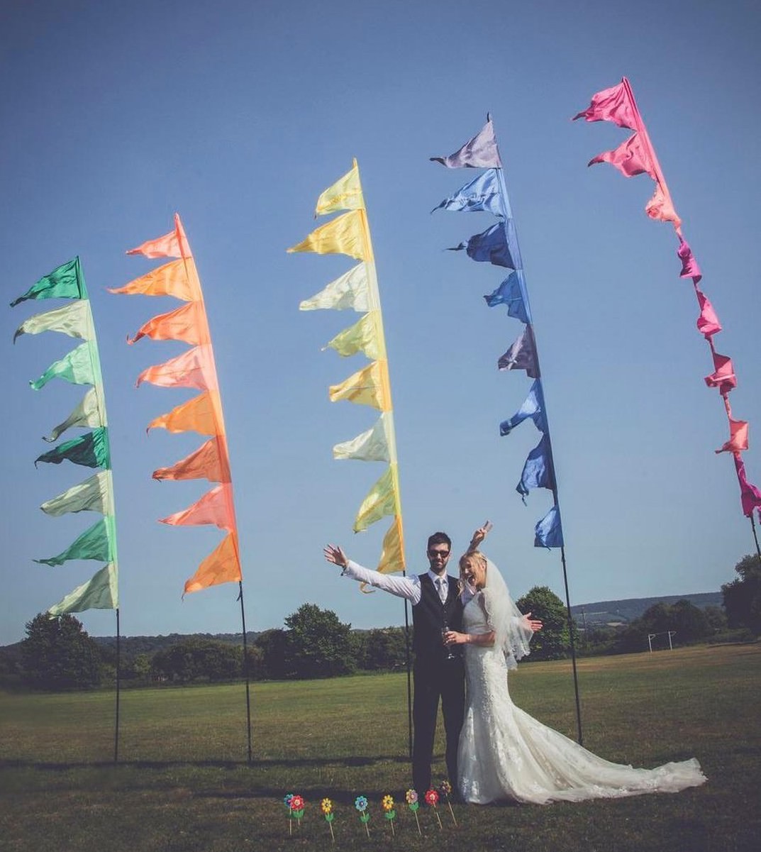 The Event Flag Hire Company Wedding Festival Flags & Bunting
