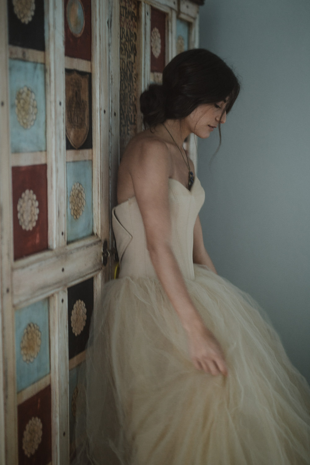Dress Gown Bride Bridal Vera Wang Princess Tulle Yellow Le Marche Wedding Inspiration Francesca Angrisano
