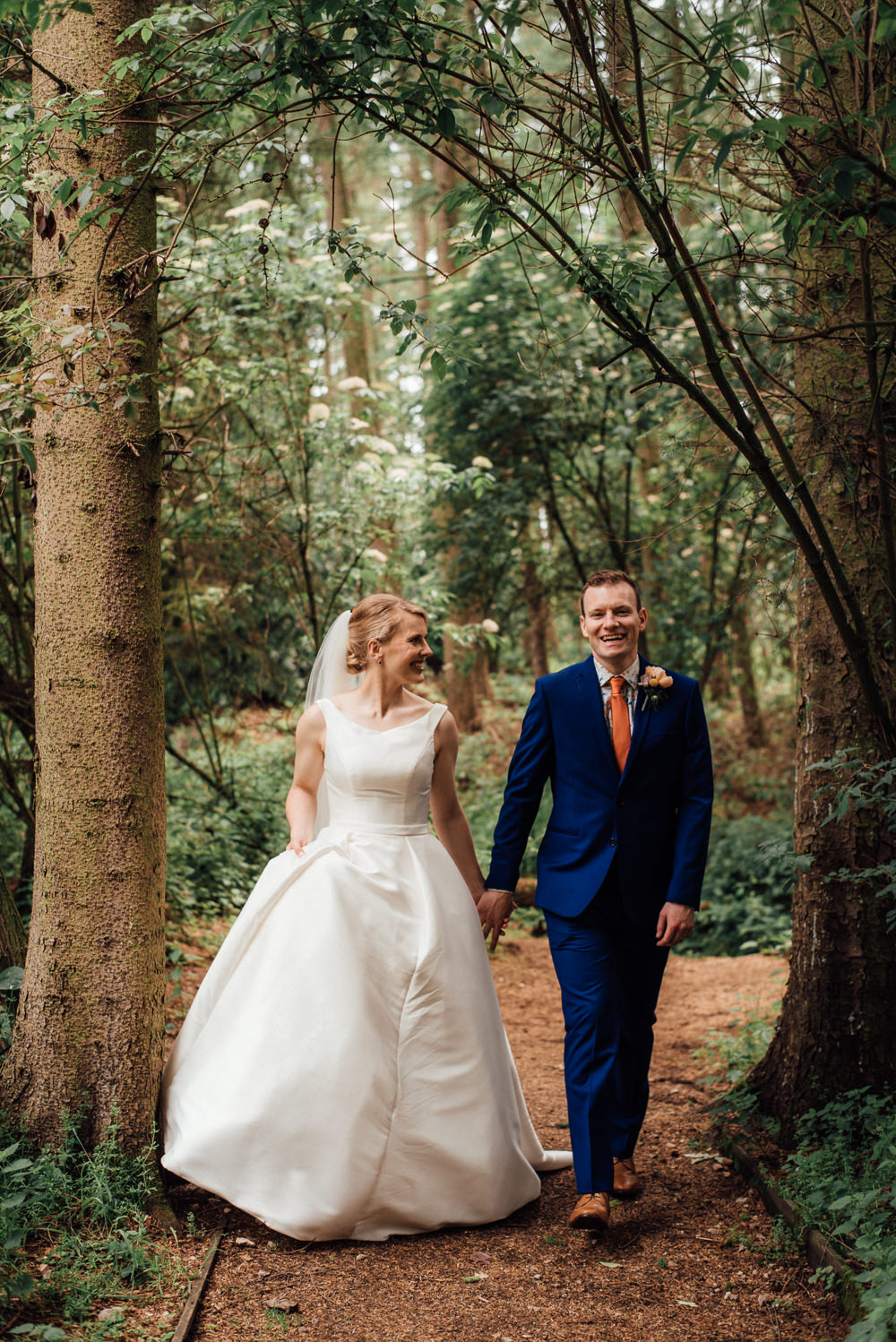 Dress Gown Bride Bridal Pockets Lineham Farm Wedding Marni V Photography
