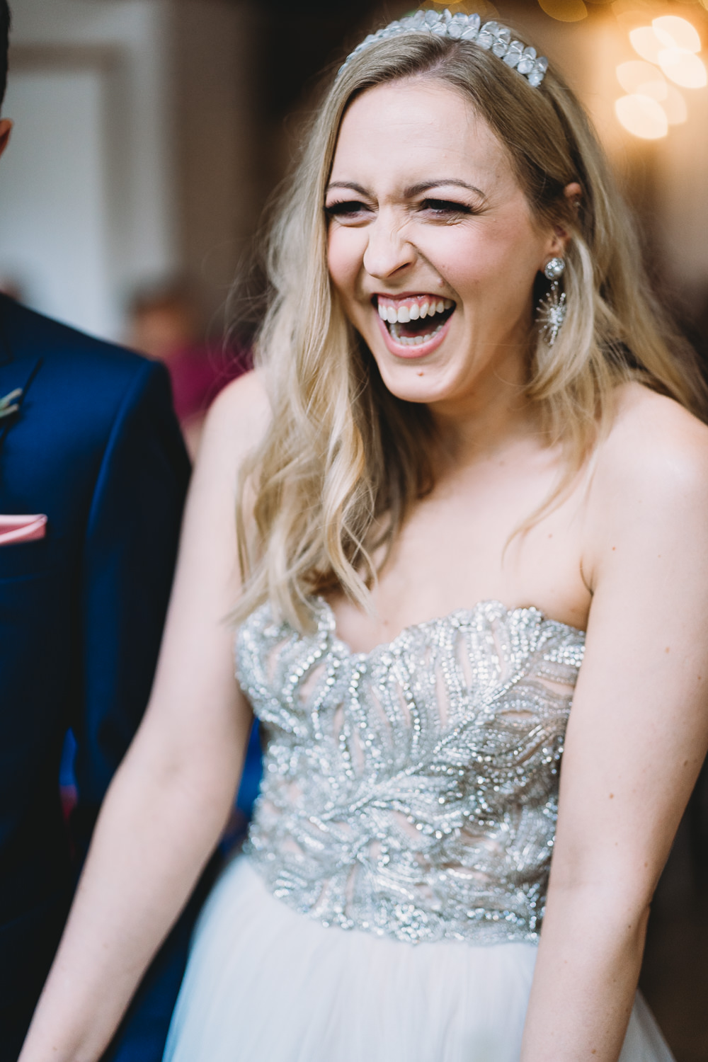 Bride Bridal Hair Make Up Crown Tiara Maidens Barn Wedding Sophie Oldhamstead Photography