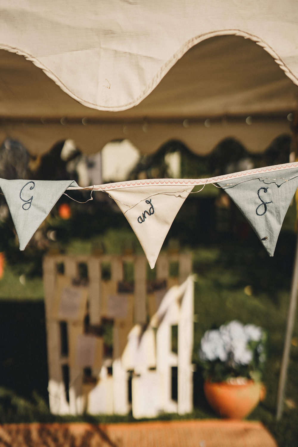 Personalised Bunting Marquee Wedding Home The Chamberlins
