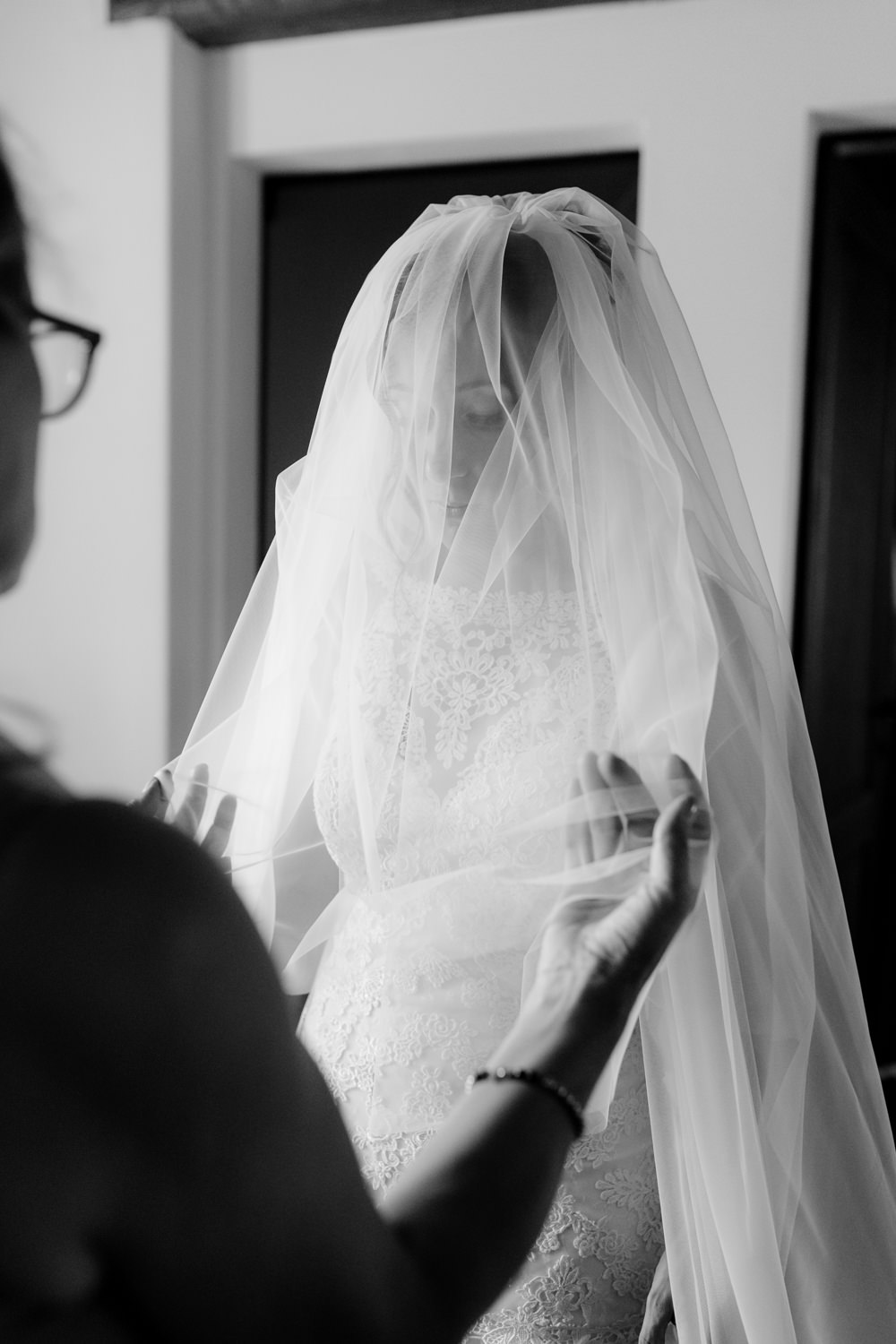 Dress Gown Bride Bridal Lace Train Veil Natural Italy Villa Wedding Flavia Eleonora Tullio