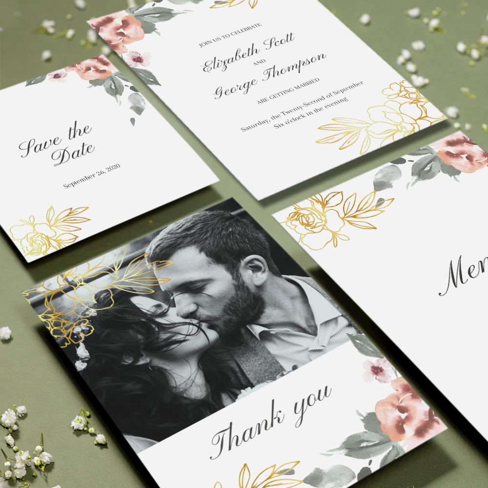 Stylish Wedding Stationery & Invitations with Optimalprint