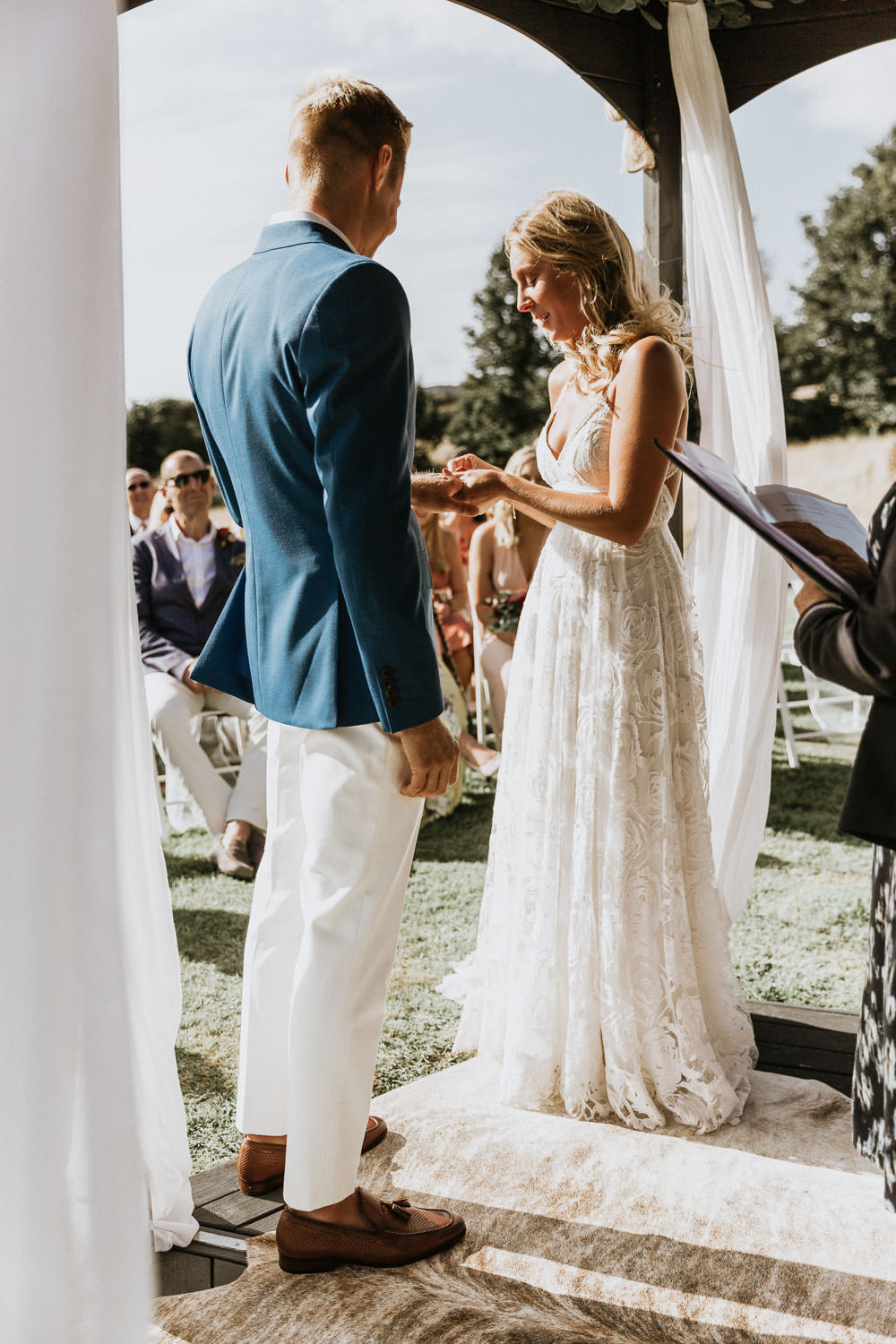 Outdoor Pavillion Gazeebo Pagoda Ceremony Summer Boho Wedding Wild Tide Weddings