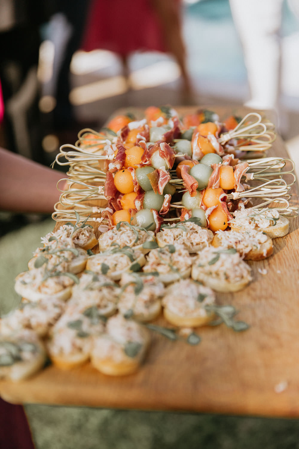 Canapes Food Summer Boho Wedding Wild Tide Weddings