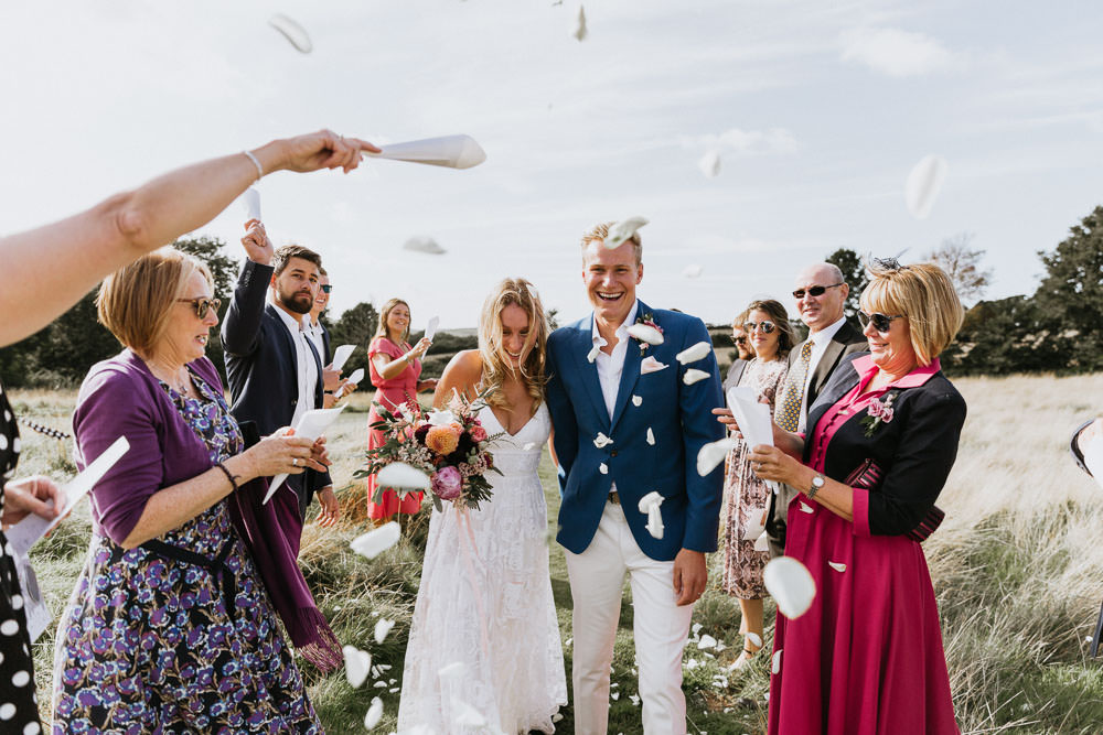 Confetti Throw Summer Boho Wedding Wild Tide Weddings