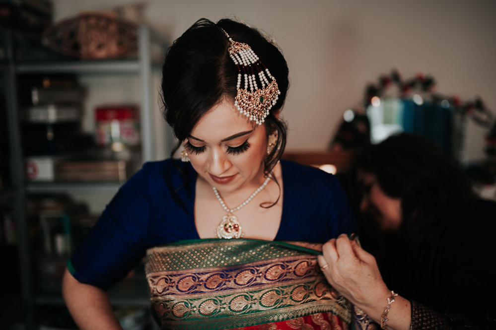 Bride Bridal Make Up Hair Swancar Farm Country House Wedding Maree Frances Photography
