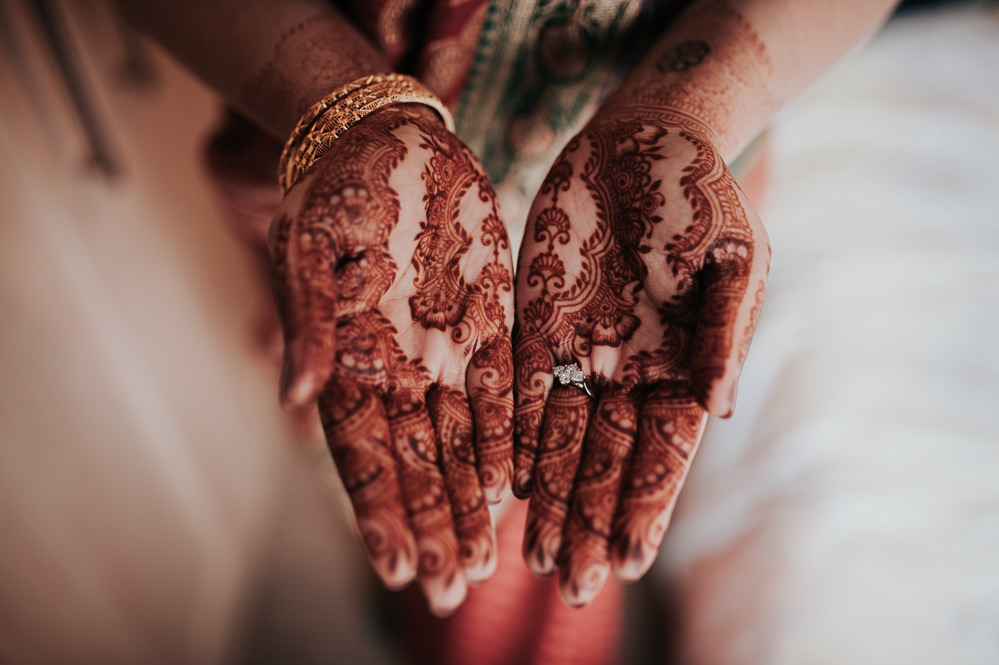 Henna Bride Bridal Swancar Farm Country House Wedding Maree Frances Photography