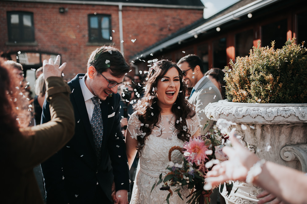 Confetti Throw Swancar Farm Country House Wedding Maree Frances Photography