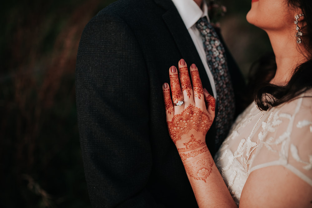 Henna Bride Bridal Swancar Farm Country House Wedding Maree Frances Photography