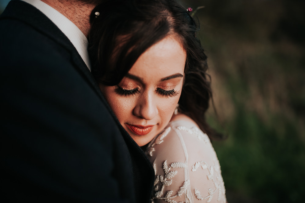 Bride Bridal Make Up Swancar Farm Country House Wedding Maree Frances Photography