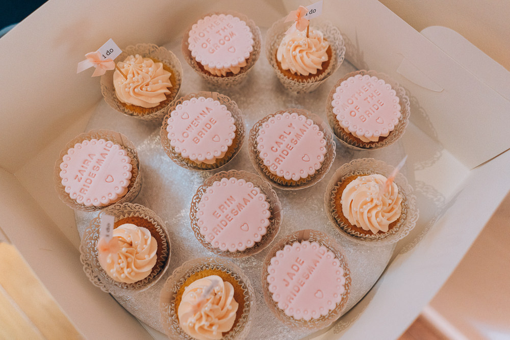 Cupcakes Bride Bridal Prep Tullibole Castle Wedding Casey Avenue Photography