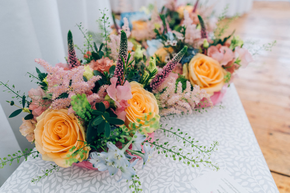 Bouquet Flowers Bride Bridal Colourful Rose Astilbe Tullibole Castle Wedding Casey Avenue Photography