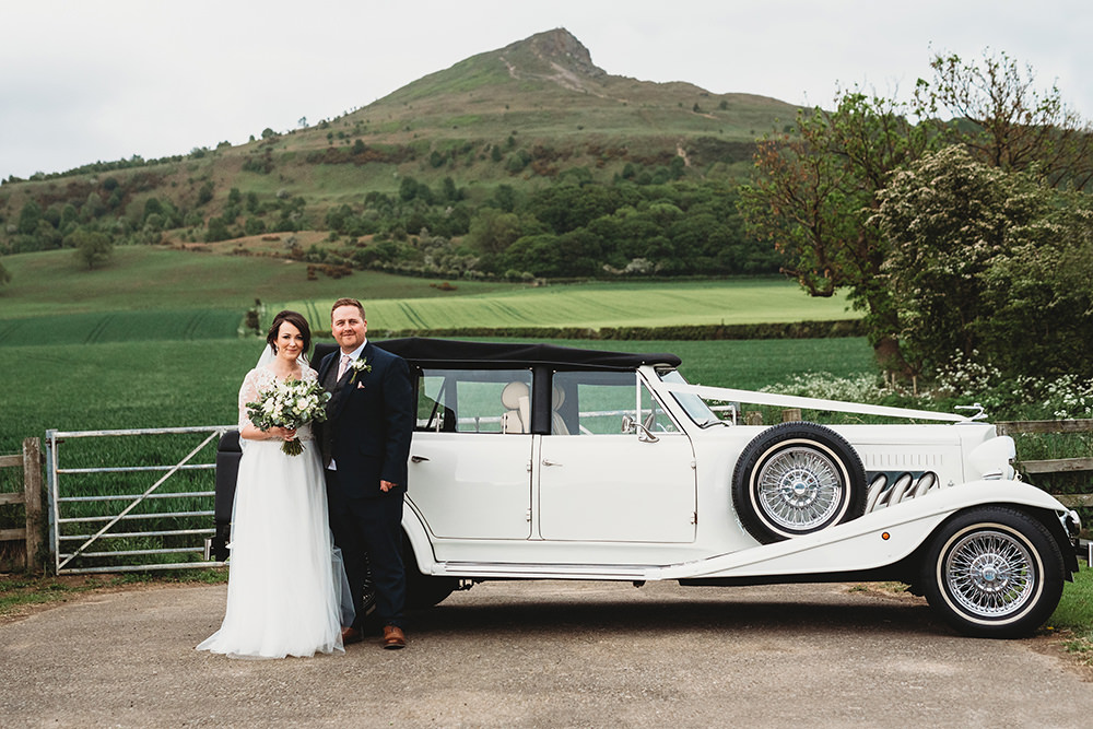 Car Transport Classic Vintage Whinstone View Wedding Emma Adamson Photography