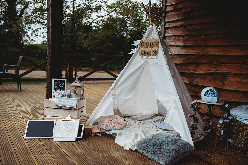 Children Child Kid Tipi Tent Area Whinstone View Wedding Emma Adamson Photography