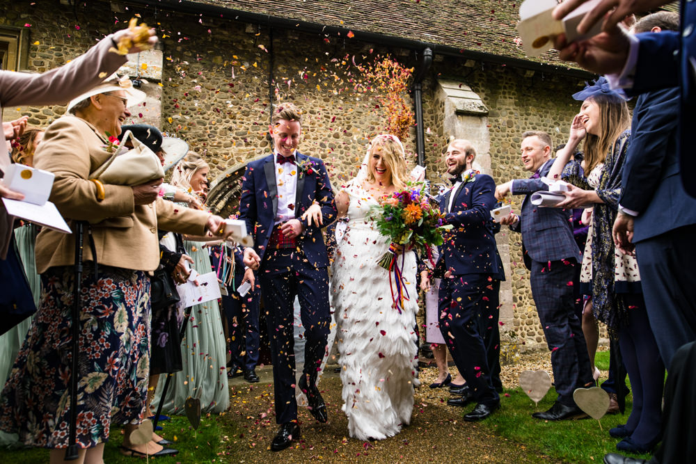 Confetti Anstey Hall Wedding Jonny Barratt Photography