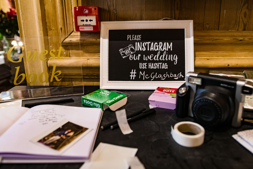 Photo Guest Book Anstey Hall Wedding Jonny Barratt Photography