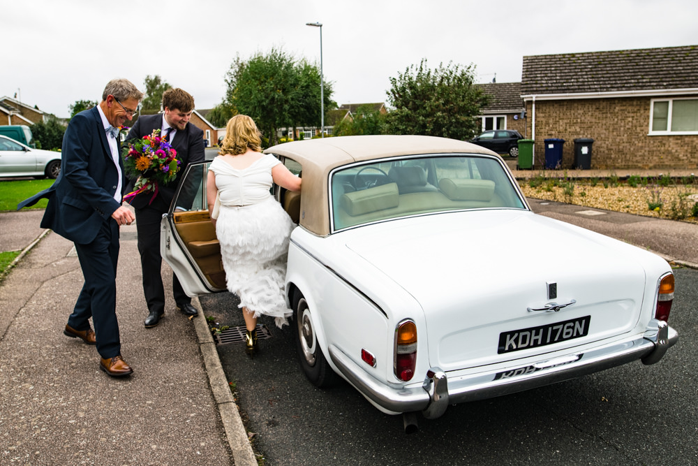 Classic Car Transport Anstey Hall Wedding Jonny Barratt Photography