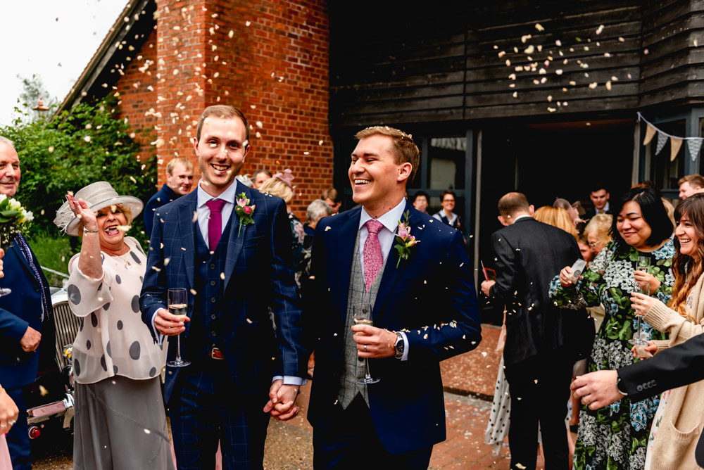 Confetti Avoncroft Museum Wedding Lisa Carpenter Photography