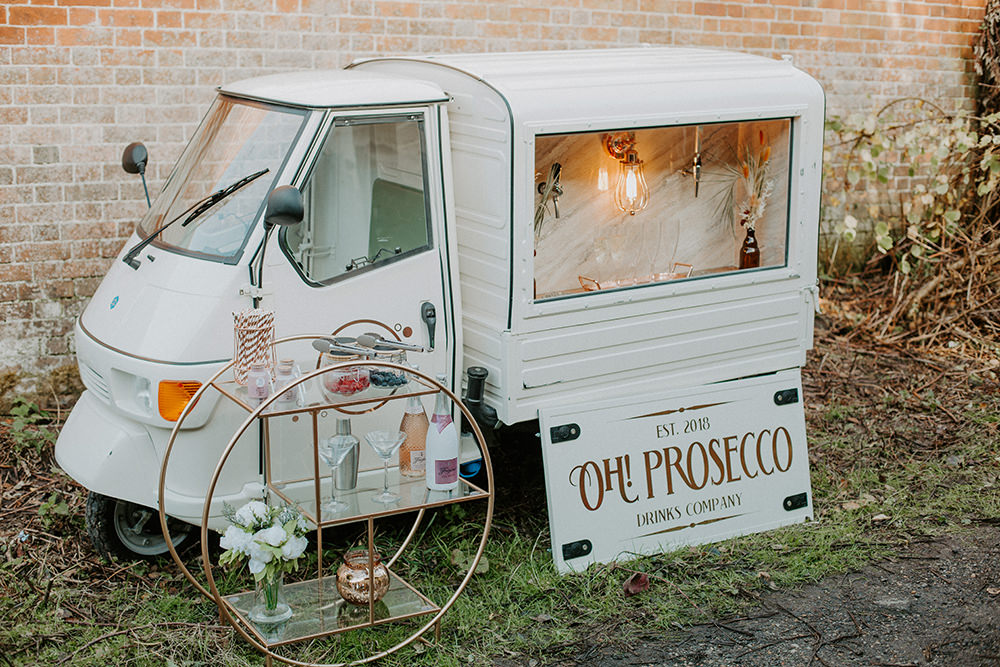 Prosecco Van Drinks Truck Boho Wedding Ideas The Enlight Project